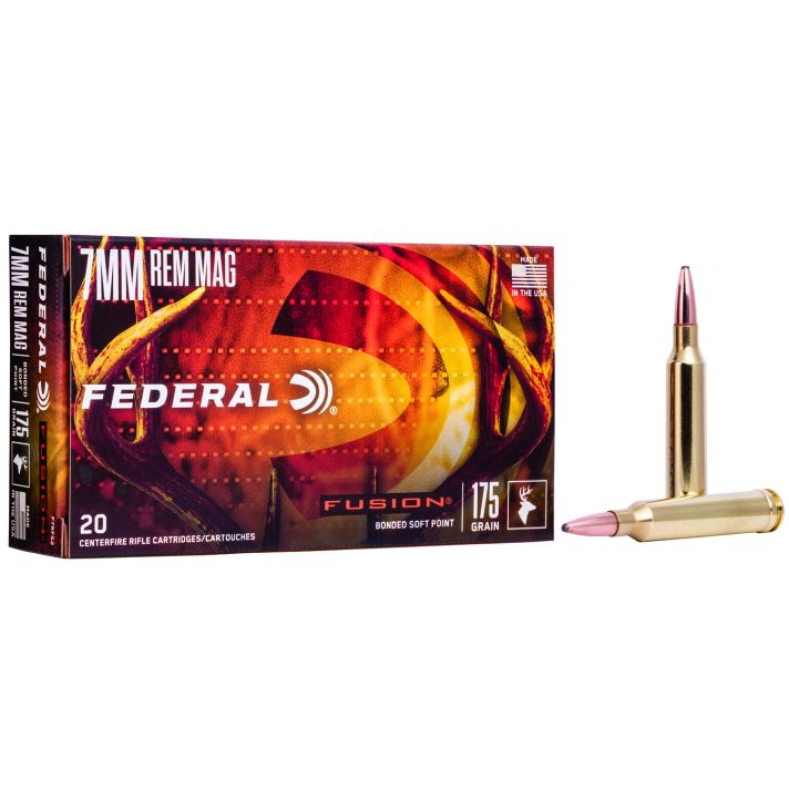 Federal F7RFS2 Fusion7mmRem 175gr Bonded Soft Point 20 Per Box/10 Case