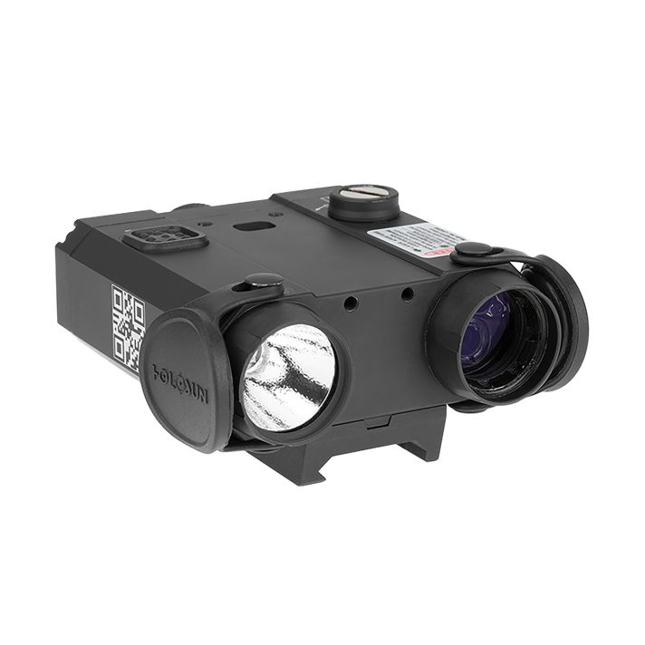 Holosun LS420G LS420GMatte Black Green Laser & IR Pointer/Illuminator Coaxial Dual Laser 600 Lumen White Light