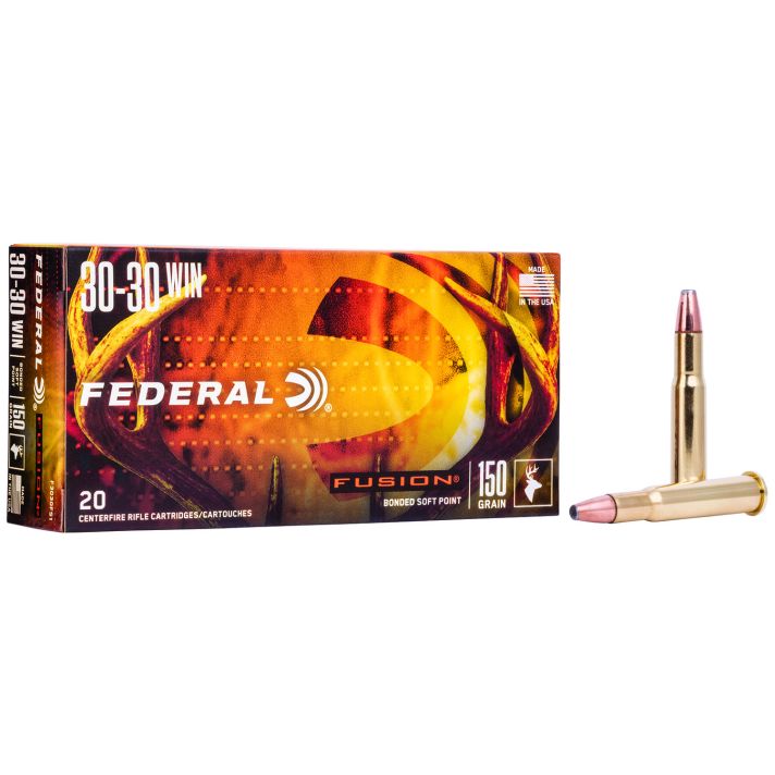 Federal F3030FS1 Fusion30-30Win 150gr Bonded Soft Point 20 Per Box/10 Case