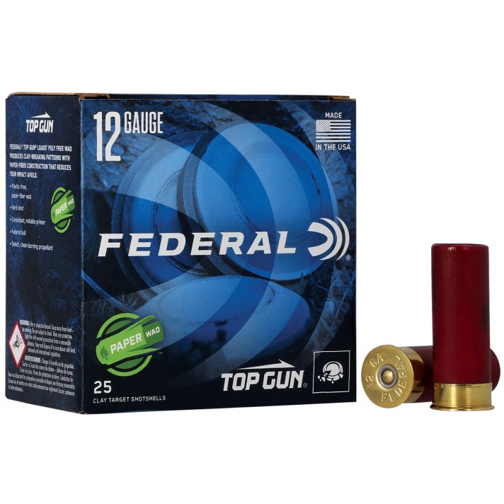 Federal GMT12175 Premium Paper Wad 12Gauge 2.75" 1oz 7.5Shot 25 Per Box/10 Case