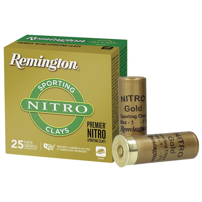Remington Ammunition R20132 Premier Nitro Sporting Clay 12 Gauge 2.75" 1 oz 7.5 Shot 25 Per Box/ 10 Cs