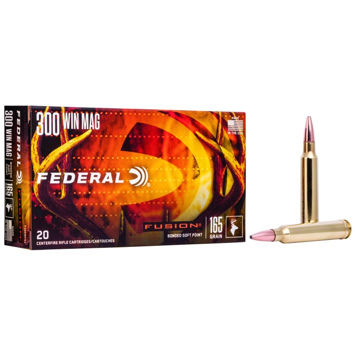 Federal F300WFS2 Fusion300WinMag 165gr Bonded Soft Point 20 Per Box/10 Case