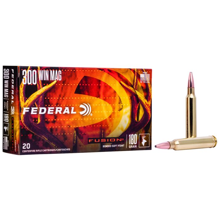 Federal F300WFS3 Fusion300WinMag 180gr Bonded Soft Point 20 Per Box/10 Case