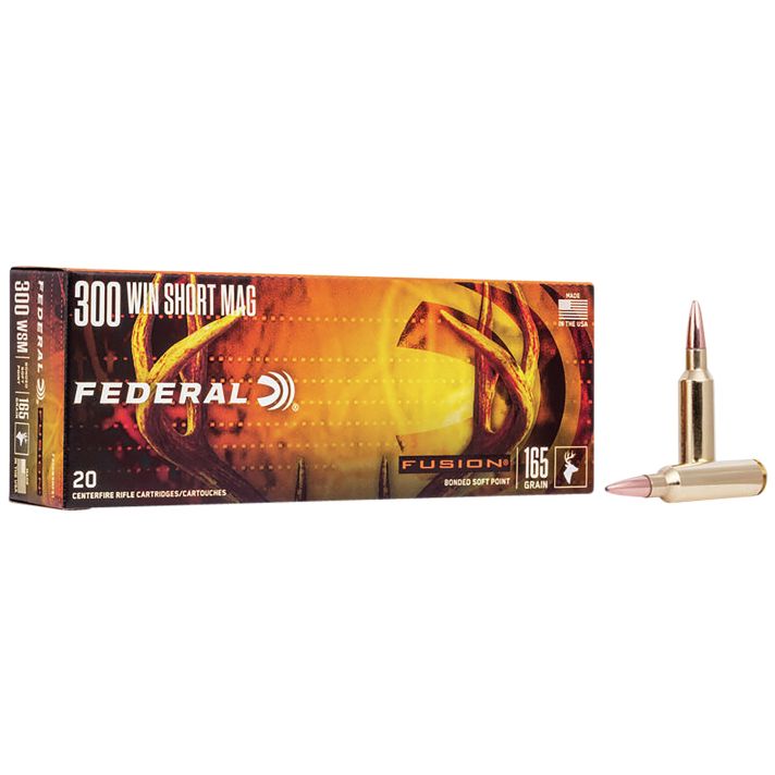 Federal F300WSMFS1 Fusion300WSM 165gr Bonded Soft Point 20 Per Box/10 Case