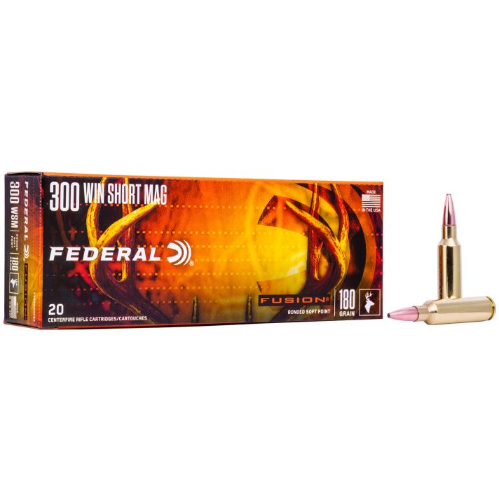Federal F300WSMFS2 Fusion300WSM 180gr Bonded Soft Point 20 Per Box/10 Case