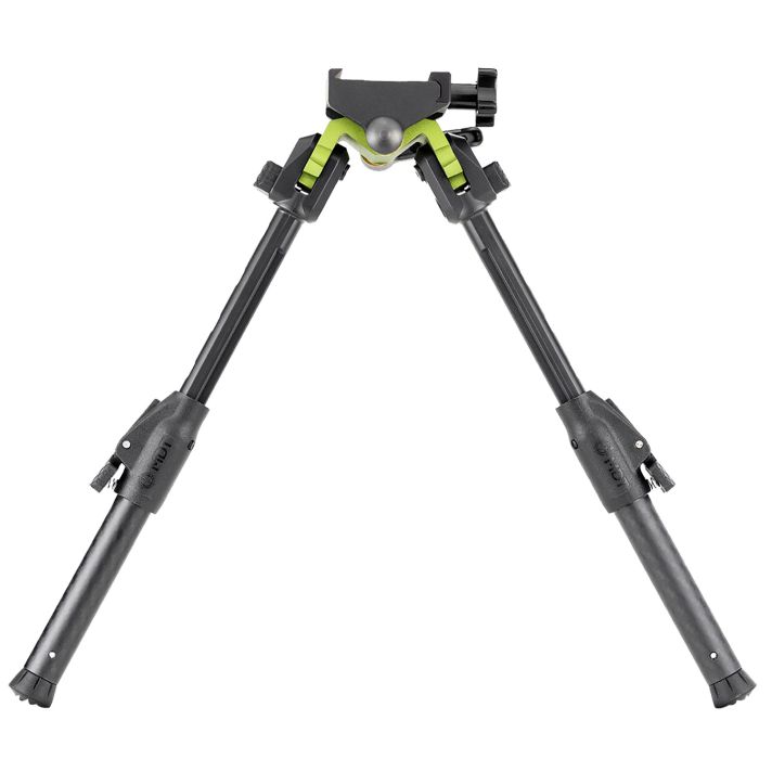 Mdt Sporting Goods Inc 105560GRN GRND-PODGreen/Black 4.50"-9" Carbon Fiber/Aluminum, Adj. Throw Lever, 4 Leg Postitions, Fits Picatinny Rail