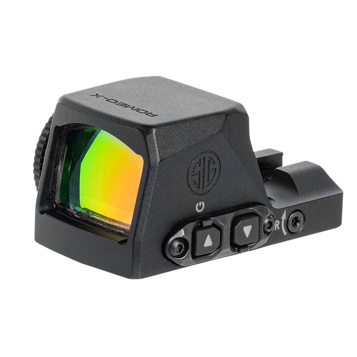 Sig Sauer Electro-Optics SORX1000 Romeo-X Pro Black Anodized 1 x 24 mm 2 MOA Red Dot/32 MOA Circle Multi Reticle