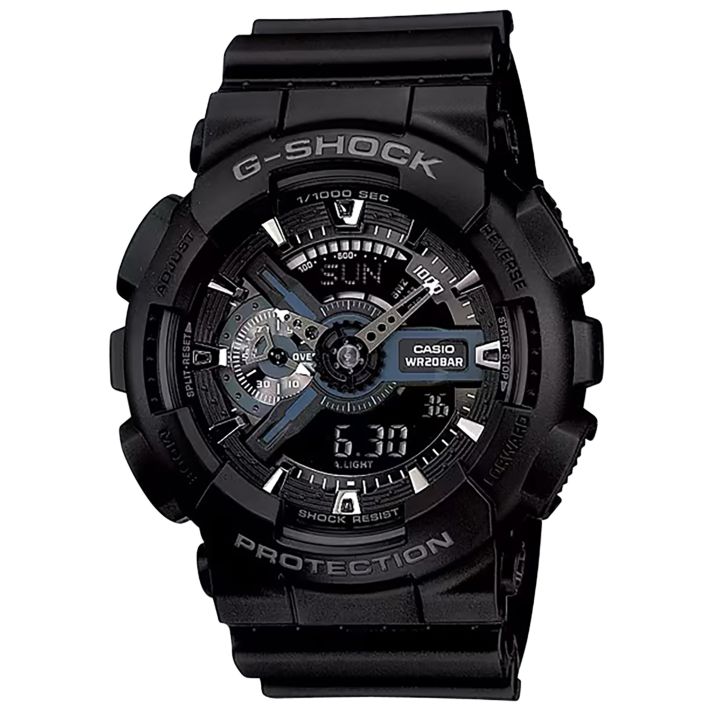 G-shock/vlc Distribution GA1101BCR G-Shock Tactical Black Stainless Steel Bezel 145-215mm