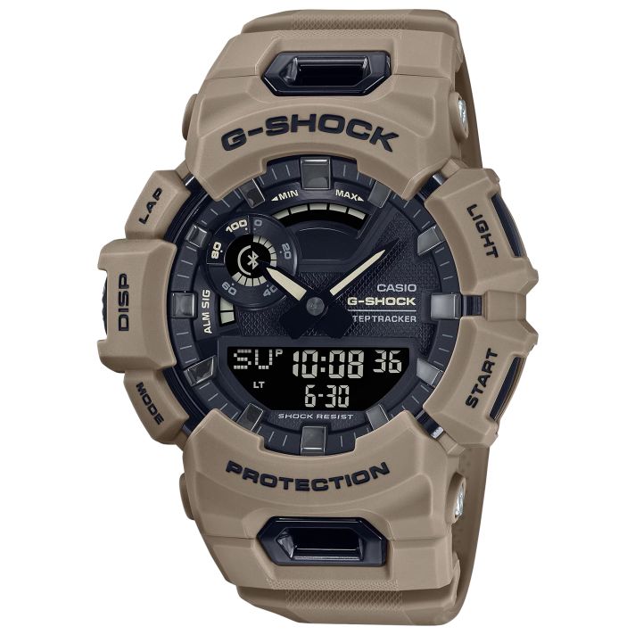 G-shock/vlc Distribution GBA900UU5A G-Shock Tactical Brown Stainless Steel Bezel 145-215mm