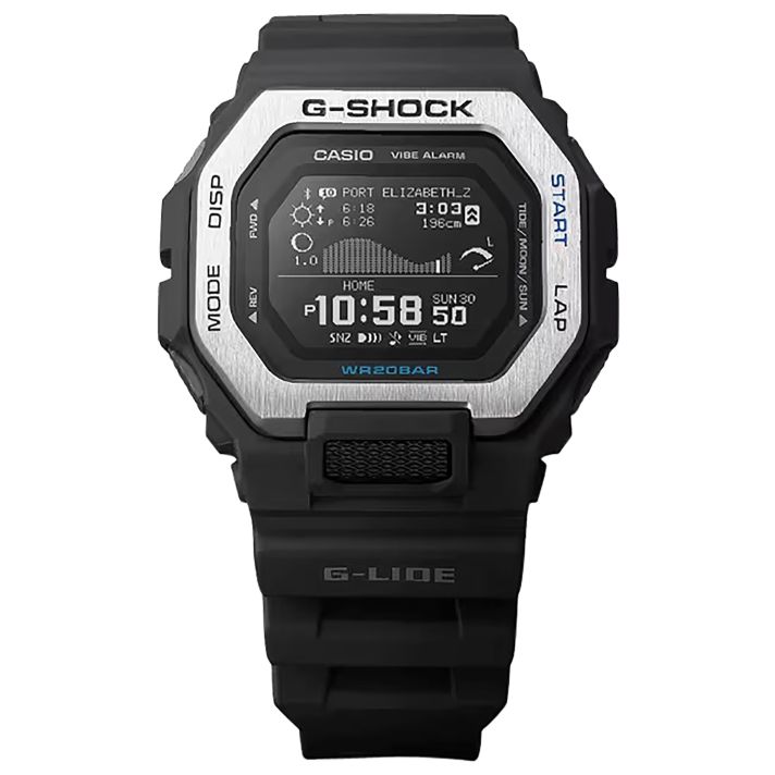 G-shock/vlc Distribution GBX1001CR G-Shock Tactical G-Glide Fitness Tracker Black Size 145-215mm