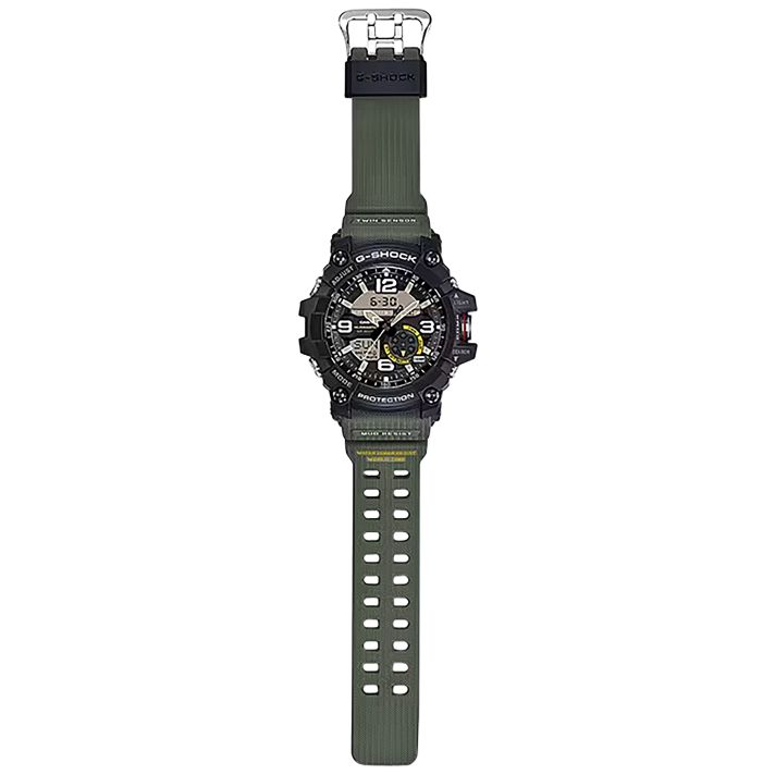 G-shock/vlc Distribution GG10001A3 G-Shock Tactical MudMaster Keep Time Green Size 145-215mm Features Digital Compass