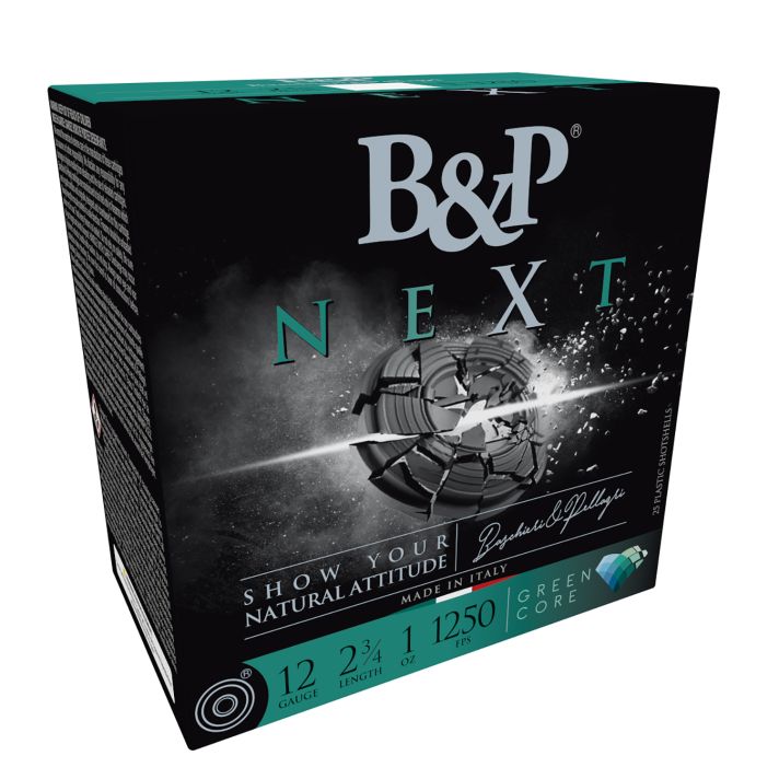 B&P Ammunition 12B1NX8 Next12Gauge 2.75" 1oz 8Shot 25 Per Box/10 Case