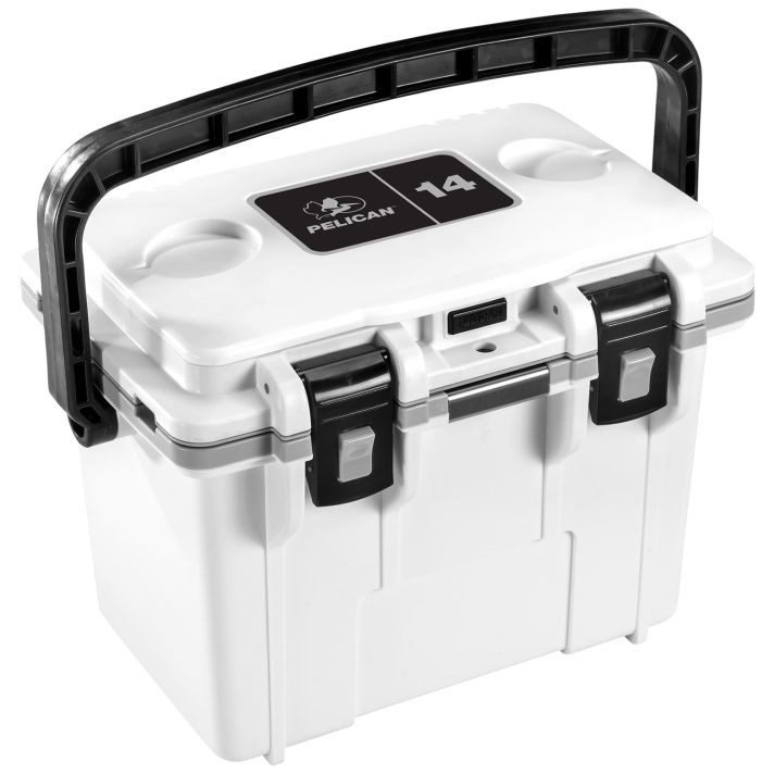 PELICAN 14Q-1-WHTGRY 14QT ELITE COOLER WHT/GRY
