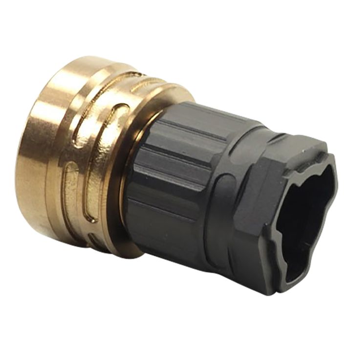 Q LLC ACCE9MOUNTTRILUGBLACK Erect9r Three-Way Mount Black, Fits HK 3-Lug Mount for ERECT9R 9mm Suppressor