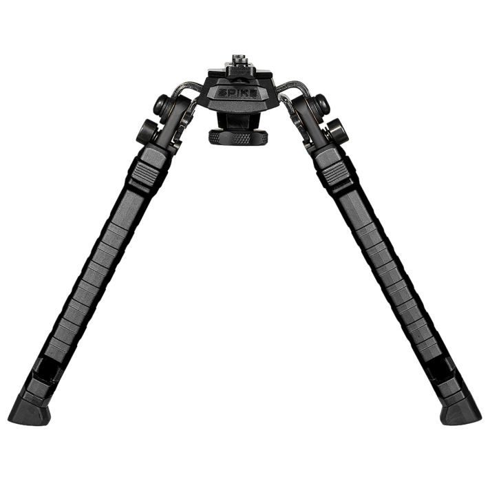FAB Defense FXSPIKEMB Spike Tactical Bipod 7.09"- 9.88" Adj., Rotating & Tilting, Rubber Feet, Includes Leg Extensions, M-LOK Rail Compatible Black Polymer & Aluminum