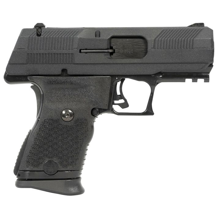 Hi-Point YC9NTB YC99mm Luger 10+1 3.93" Black Steel Barrel, Black YC9 Styled/Serrated Slide, Black Polymer Frame w/Picatinny Rail, Black Plastic Grips