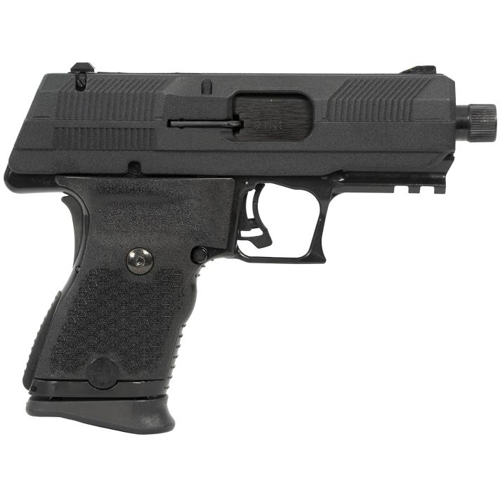Hi-Point YC9YEET YC99mm Luger 10+1 4.12" Black Steel Threaded Barrel, Black w/Engraved "Yeet Cannon" YC9 Styled/Serrated Slide, Black Polymer Frame w/Picatinny Rail, Black Plastic Grips