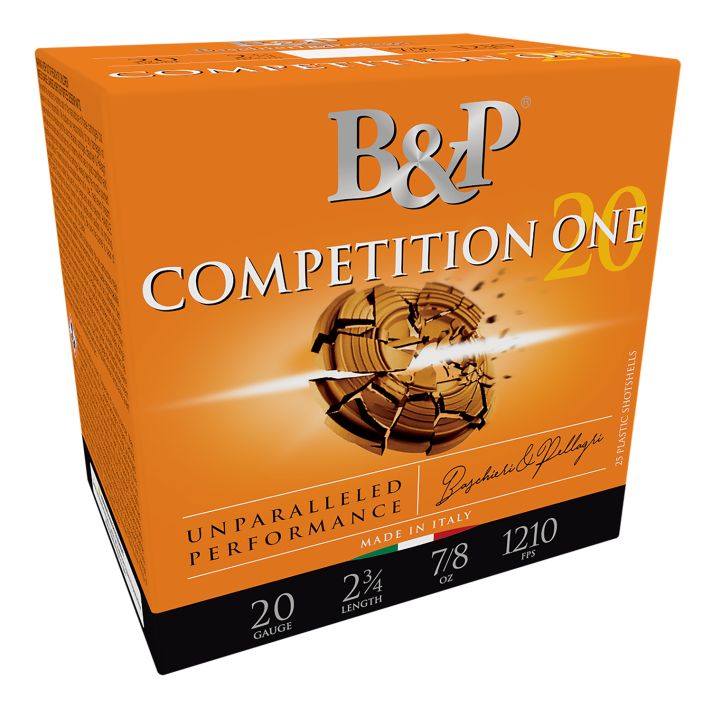 B&P 20B78CP8 Competition ONE 20Gauge 2.75" 7/8oz 8Shot 25 Per Box/10 Case