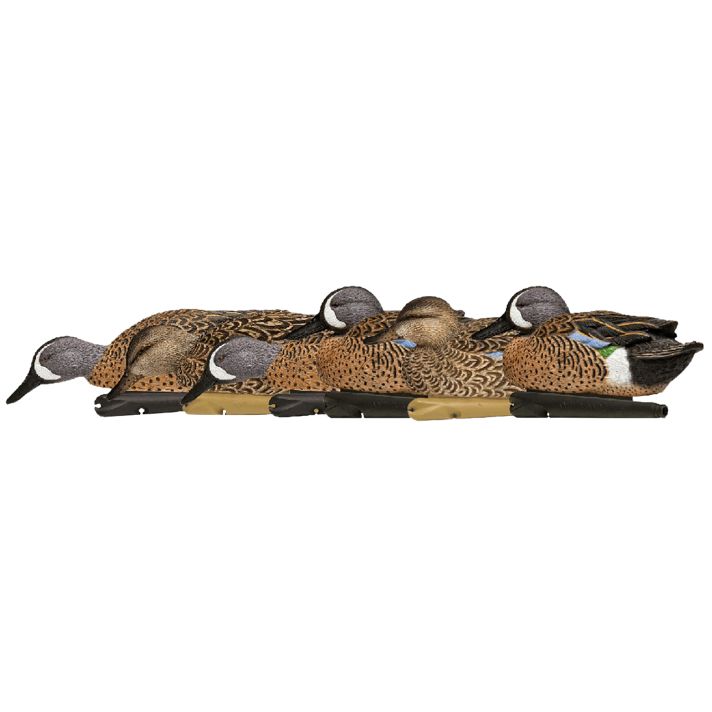 Avian X AVXAVX8080 TopflightBlue-Winged Floating Teal Decoys Multi-Colored-6 Pack