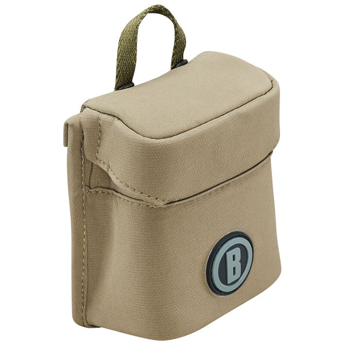 Bushnell BABLRFPCT Vault Modular Optics Protection System Laser Range Finder Pouch Tan Quiet Exterior with Lens Cleaning Interior, Modular Mounting System, Includes Coiled Tether