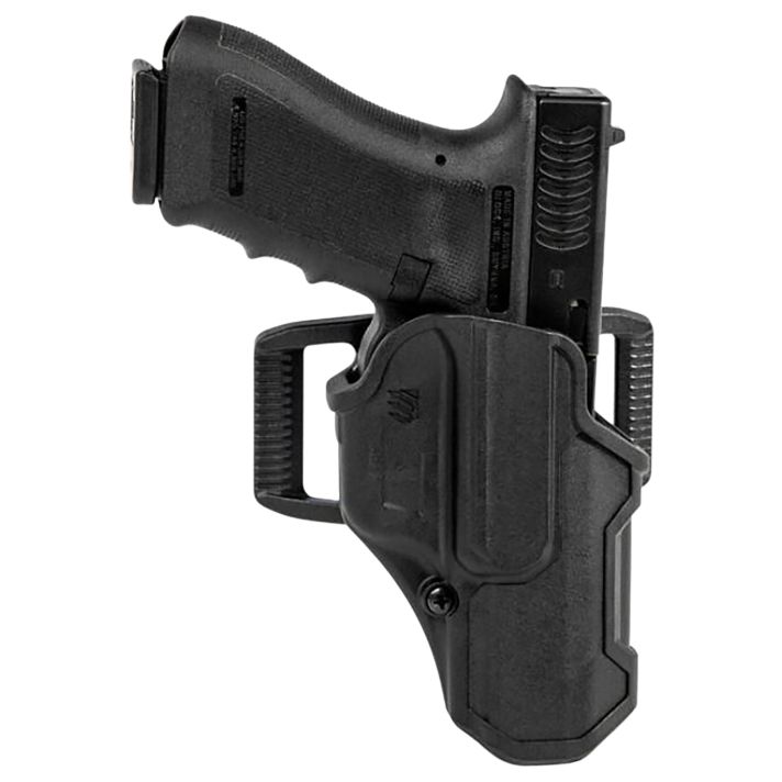 Blackhawk 410704BKR T-Series L2C OWB Black Polymer Belt Loop Fits Beretta M9/92FS/92X/92A1/M9A1/M9A3/M9A4 Right Hand