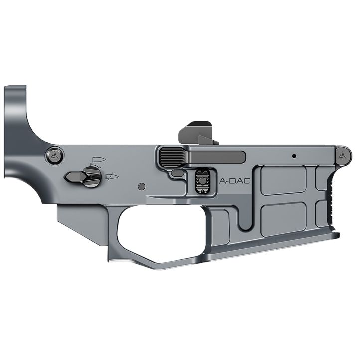 Radian Weapons R0388 A-DAC 15 Lower Receiver Gray, Fully Ambi Controls, Talon 45/90 Safety, Ext. Bolt Catch, Left-Side Mag Release, Right-Side Bolt Release, Enhanced Takedown Pins