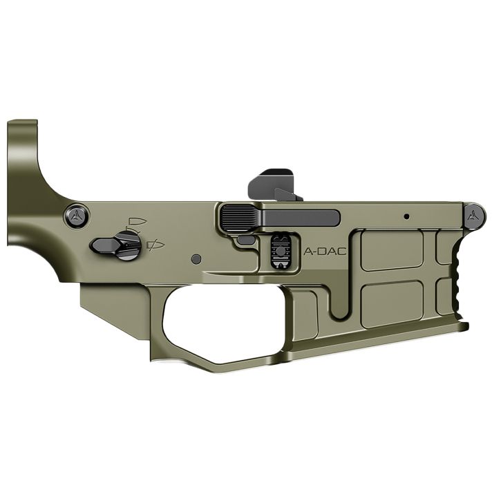 Radian Weapons R0391 A-DAC 15 Lower Receiver OD Green, Fully Ambi Controls, Talon 45/90 Safety, Ext. Bolt Catch, Left-Side Mag Release, Right-Side Bolt Release, Enhanced Takedown Pins