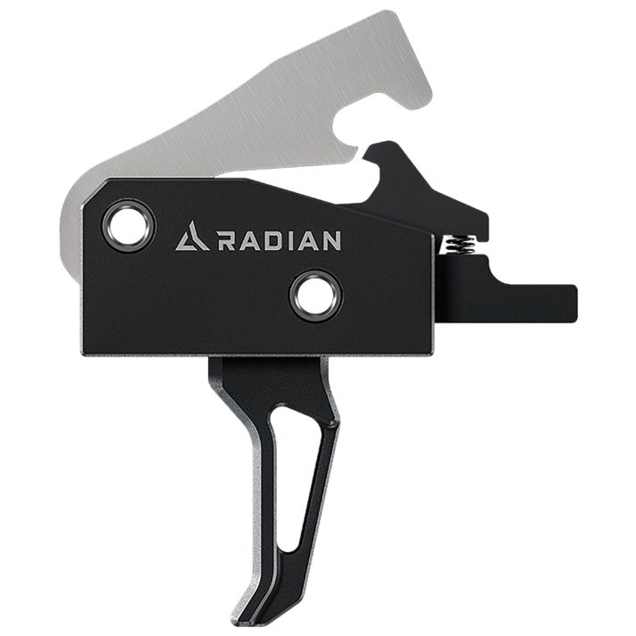 Radian Weapons ACC001 Vertex Flat Bow Single-Stage, Flat Face, 3.50-4 lbs, Black, Fits AR-Platform