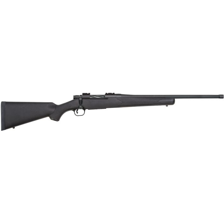 Mossberg 28175 PatriotFull Size 400 Legend 4+1 20" Matte Blued Threaded Barrel, Matte Blued Drilled & Tapped Stainless Steel Receiver, Fixed Black Synthetic Stock, Right Hand