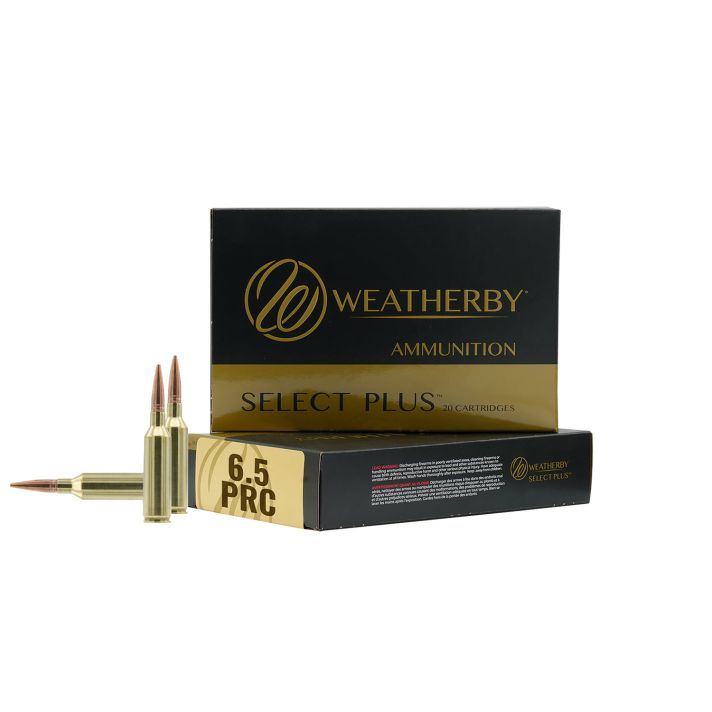 Weatherby M65PRC124HCB Select Plus6.5PRC 124gr Hammer Custom 20 Per Box/10 Case