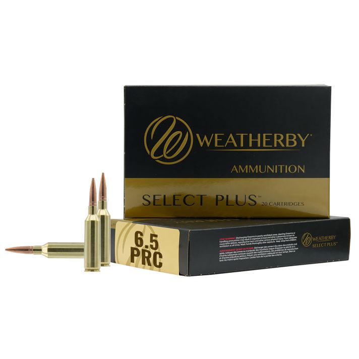 Weatherby R65PRC156EH Select Plus6.5PRC 156gr Berger Elite Hunter 20 Per Box/10 Case