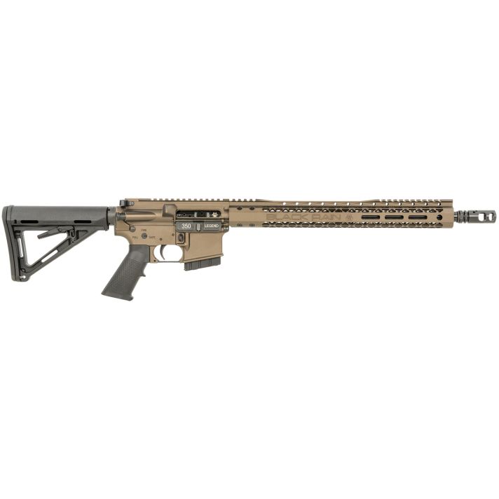 Black Rain Ordnance BROCARNIVORE350LMB Carnivore350 Legend 20+1 16", Midnight Bronze Cerakote, 15" Slim M-LOK Handguard, Black Magpul Carbine Stock & A2 Grip, Tank Muzzle Brake