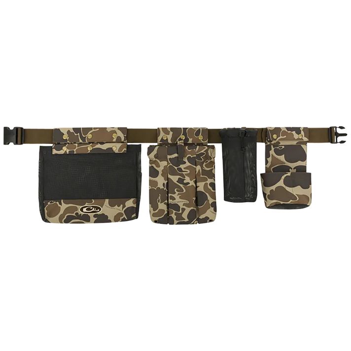 Drake Waterfowl DA1090016 Wingshooters Dove Belt Camo/Black Polyester Around the Waist Buckle Closure