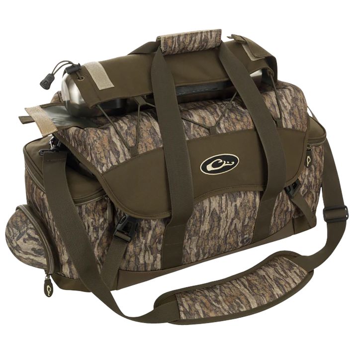 Drake Waterfowl DA2020006 Blind BagLarge 18 Pockets, Sunglass Pocket, Thermos Sleeve, Carry Handles/Adj. Strap