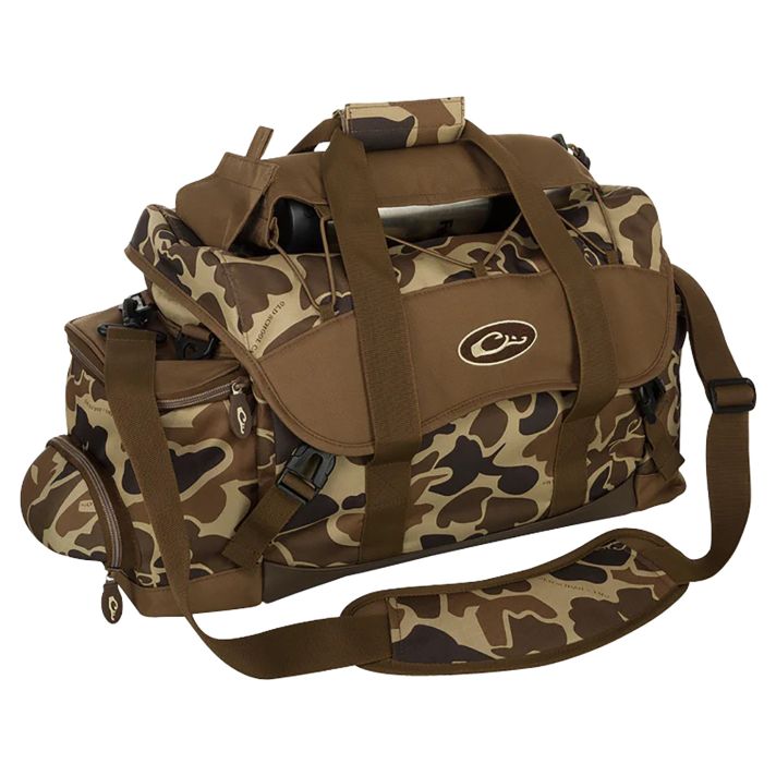 Drake Waterfowl DA2020016 Blind BagLarge 18 Pockets, Sunglass Pocket, Thermos Sleeve, Carry Handles/Adj. Strap