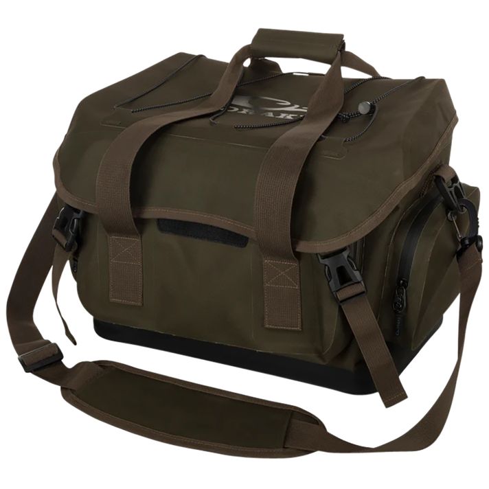 Drake Waterfowl DA4300GTB2 HND Blind BagMedium Green Timber Interior Storage Pockets, 3 Large Exterior Pockets, Carry Handles/Adj. Strap