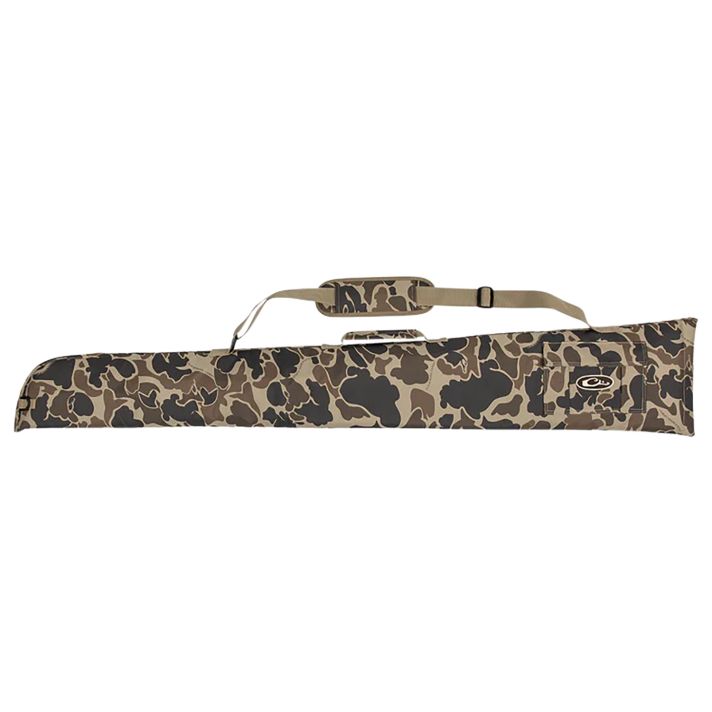 Drake Waterfowl DW3110016 Side-Opening Shotgun Case Exterior Choke Tube Pocket, Carry Handles/Adj. Strap, Hanging D-Ring