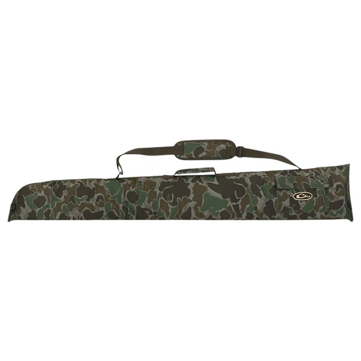 Drake Waterfowl DW3110037 Side-Opening Shotgun Case Exterior Choke Tube Pocket, Carry Handles/Adj. Strap, Hanging D-Ring