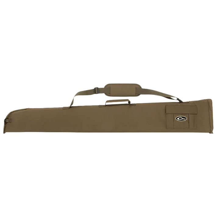 Drake Waterfowl DW3110GTB Side-Opening Shotgun Case Exterior Choke Tube Pocket, Carry Handles/Adj. Strap, Hanging D-Ring