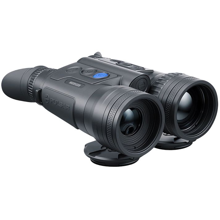Pulsar PL77483 Merger LRF XQ35 Thermal Binocular Black 3-12x35mm 384x288, 50Hz Resolution Zoom 4x Features Laser Rangefinder