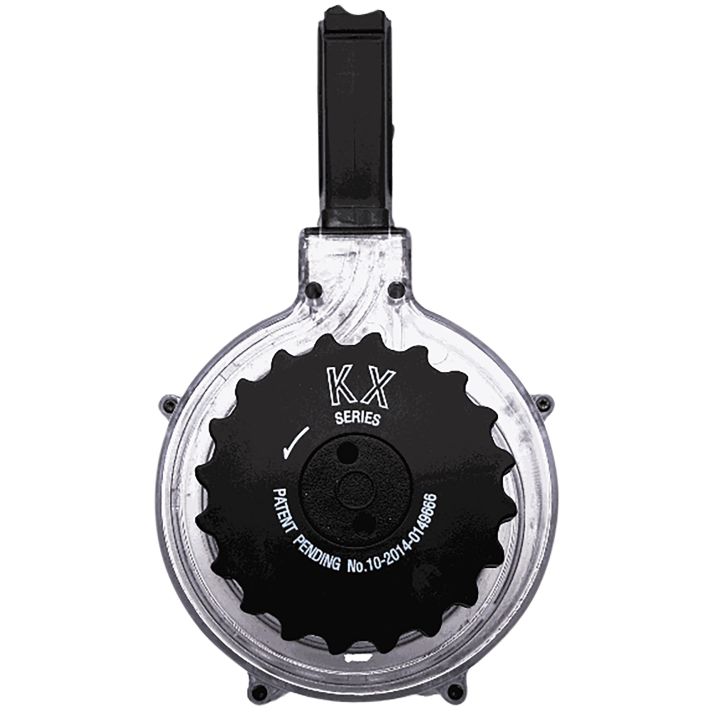 Kci Usa Inc KCIMZ036 AR-1550rd Drum 5.56x45mm NATO Clear Polymer
