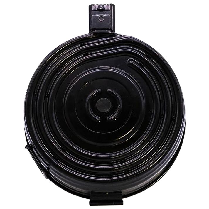 Kci Usa Inc KCIMZ004S AK-4775rd Drum 7.62x39mm Black Steel Fits AK-47/AKM Platform