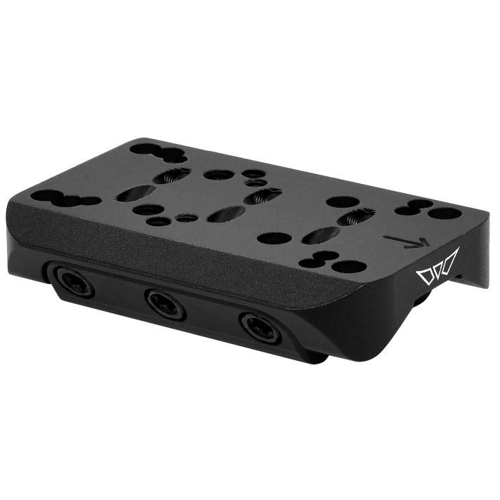 Warne 6108M Red Dot Reflex Mount Shotgun Rib Black Anodized Aluminum Fits Burris/CMORE/Docter/Eotech/Holosun