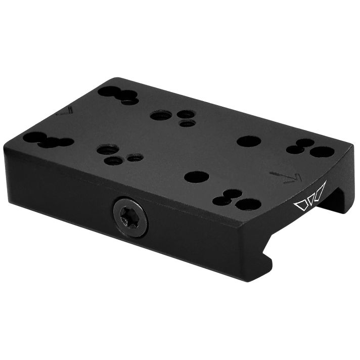 Warne 6109M Red Dot Reflex MountLow Profile Black Anodized Aluminum Fits Shield RMS/Leupold/Delta Point/Trijicon RMR/Burris