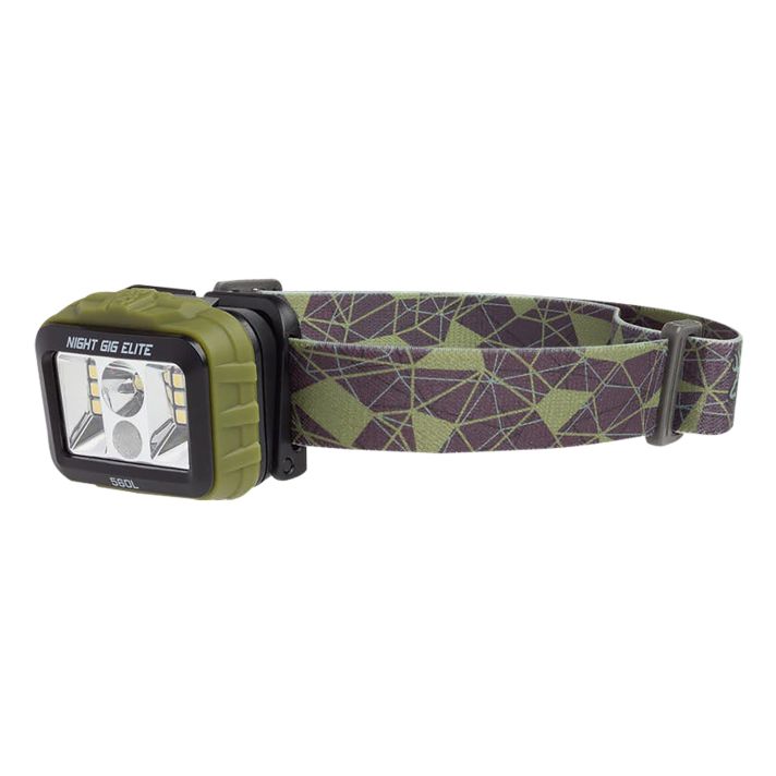 Browning 3713036 Night Gig Elite HeadlampGreen 25/560 Lumens LED White/Green