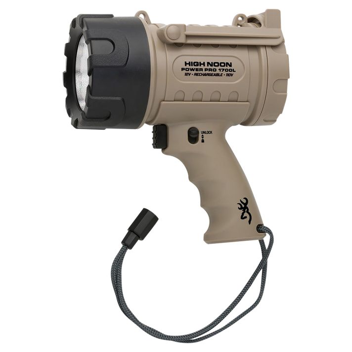 Browning 3717805 High Noon Power Pro Tan 100-1700 Lumens White LED Polymer