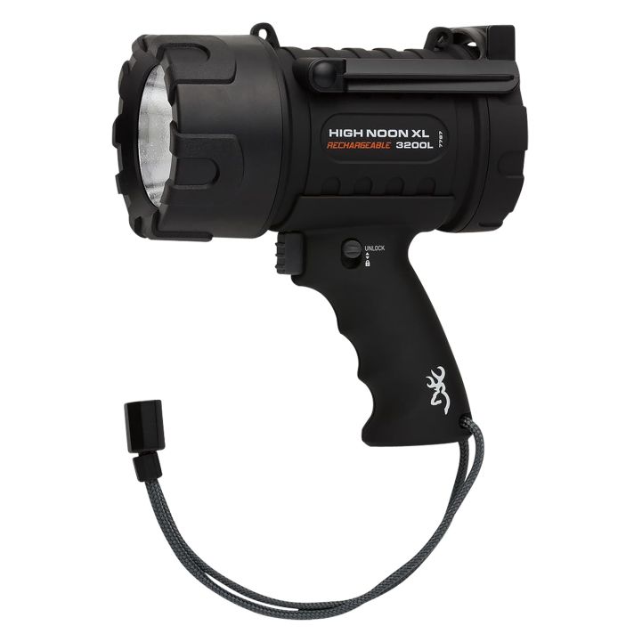Browning 3717787 High Noon XL Black 100-3200 Lumens White LED Polymer