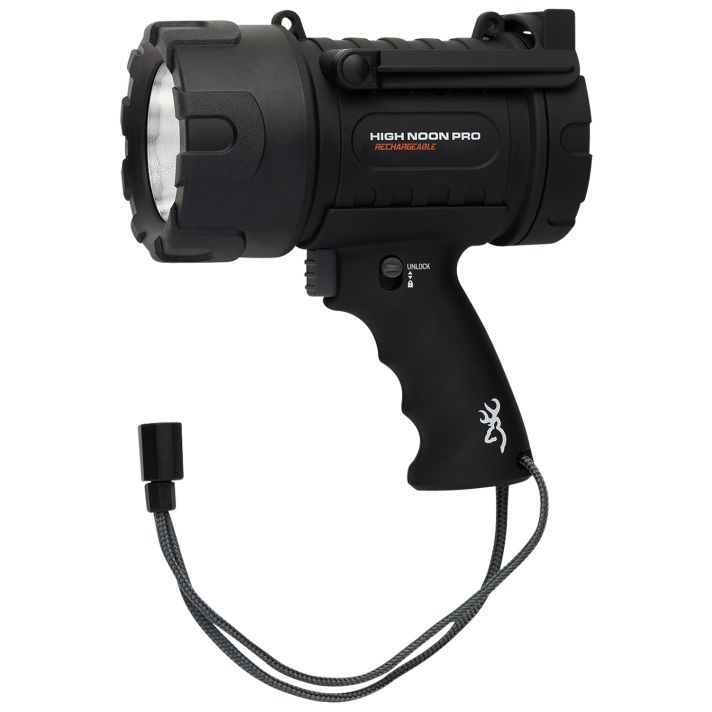 Browning 3717775 High Noon Pro USB Black 110-1400 Lumens White LED Polymer