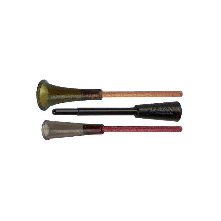 Primos 687 StrikerStriker Call Attracts Turkeys Multi Color Wood/Plastic 3 Pack