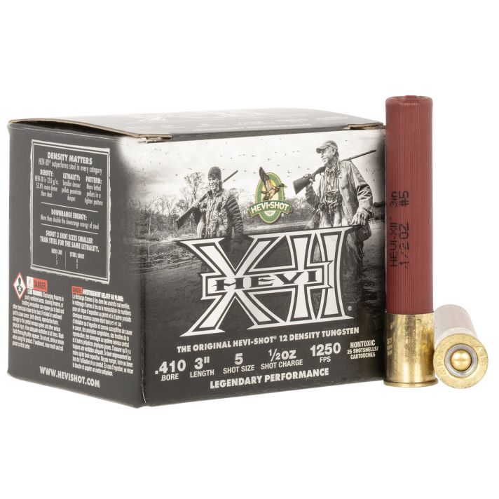 HEVI-Shot HS54105 HEVI-XII410Gauge 3" 1/2oz Tungsten 5Shot 25 Per Box/5 Case